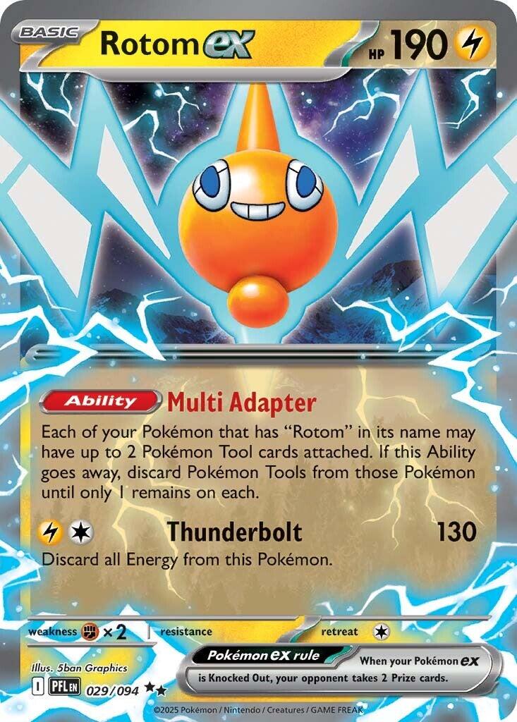 Pokemon TCG Rotom ex 029/094 - Phantasmal Flames - Pokebundles Ireland