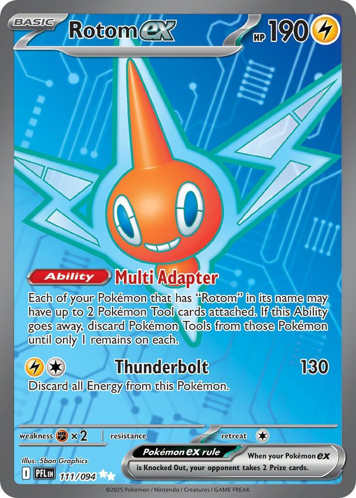 Pokemon TCG Rotom ex 111/094 - Phantasmal Flames - Pokebundles Ireland