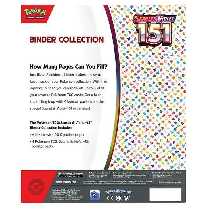 Buy Pokemon TCG Scarlet & Violet - 151 Binder Collection | Pokémon TCG – Pokebundles Ireland