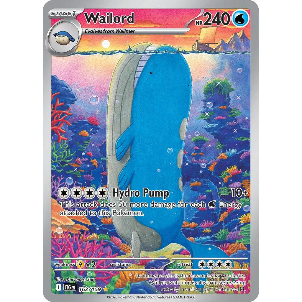 Buy Pokemon TCG Wailord 162/159 - Journey Together | Pokémon TCG – Pokebundles Ireland