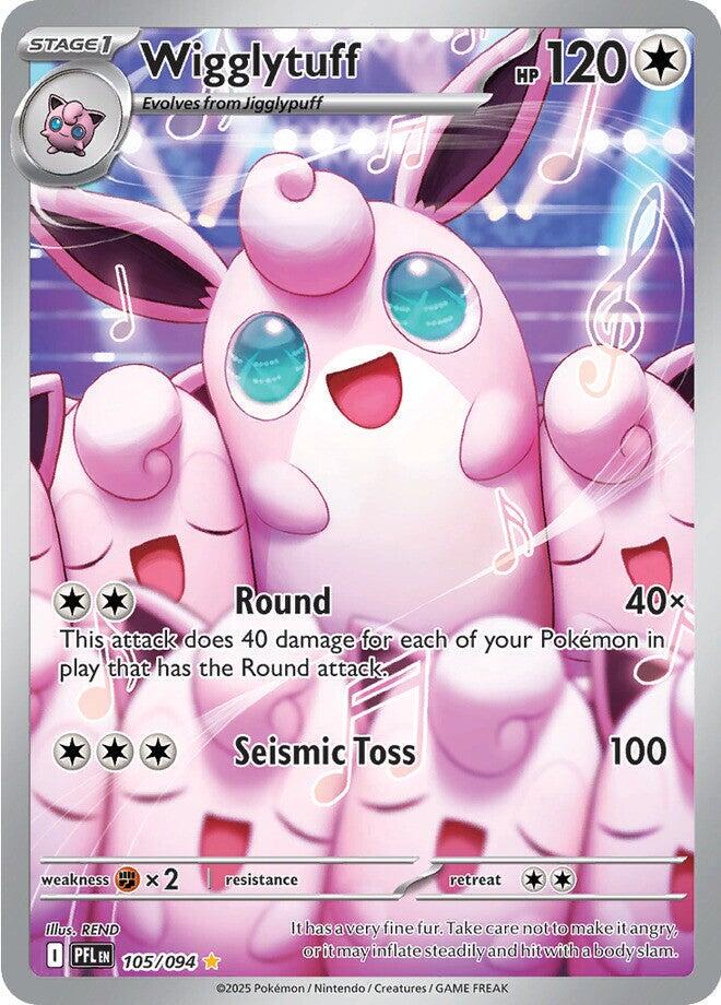 Pokemon TCG Wigglytuff 105/094 - Phantasmal Flames - Pokebundles Ireland