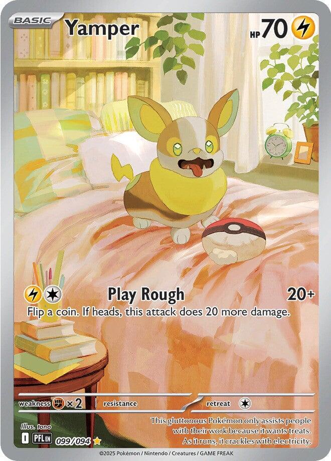Pokemon TCG Yamper 099/094 - Phantasmal Flames - Pokebundles Ireland