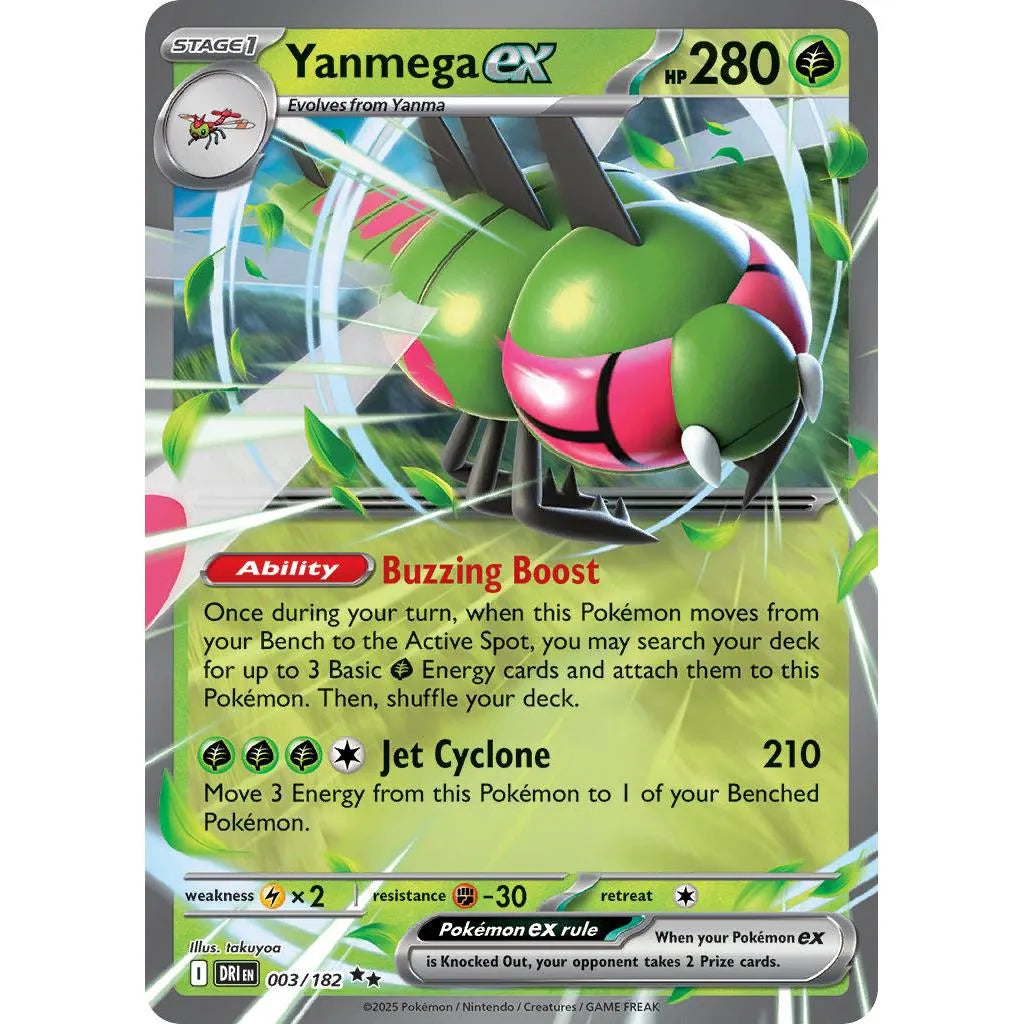 Buy Pokemon TCG Yanmega EX 003/182 - Destined Rivals | Pokémon TCG – Pokebundles Ireland