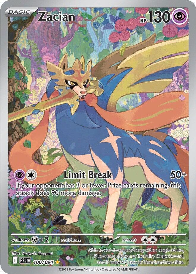 Pokemon TCG Zacian 100/094 - Phantasmal Flames - Pokebundles Ireland