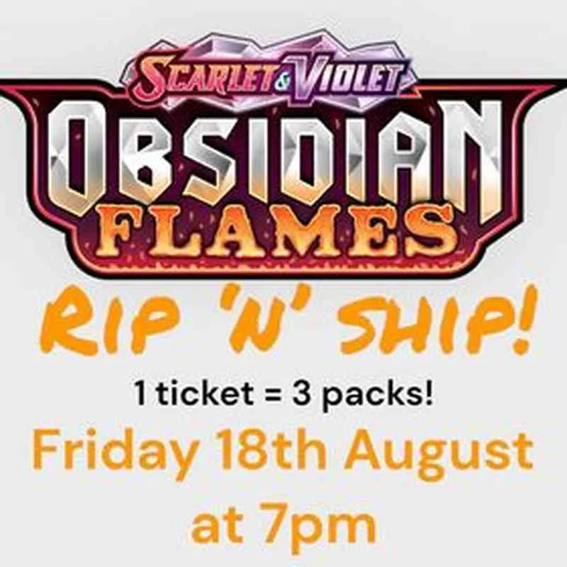 Buy Pokemon Trading Card Game Obsidian Flames Rip 'n' Ship | Pokémon TCG – Pokebundles Ireland