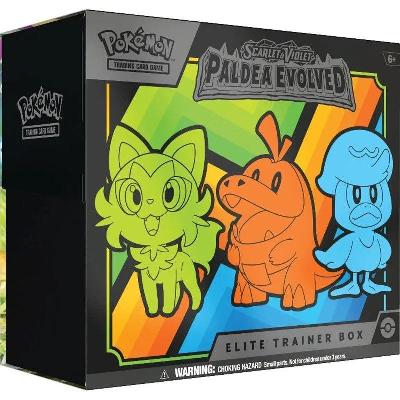 Buy Pokemon Trading Card Game Paldea Evolved Elite Trainer Box | Pokémon TCG – Pokebundles Ireland