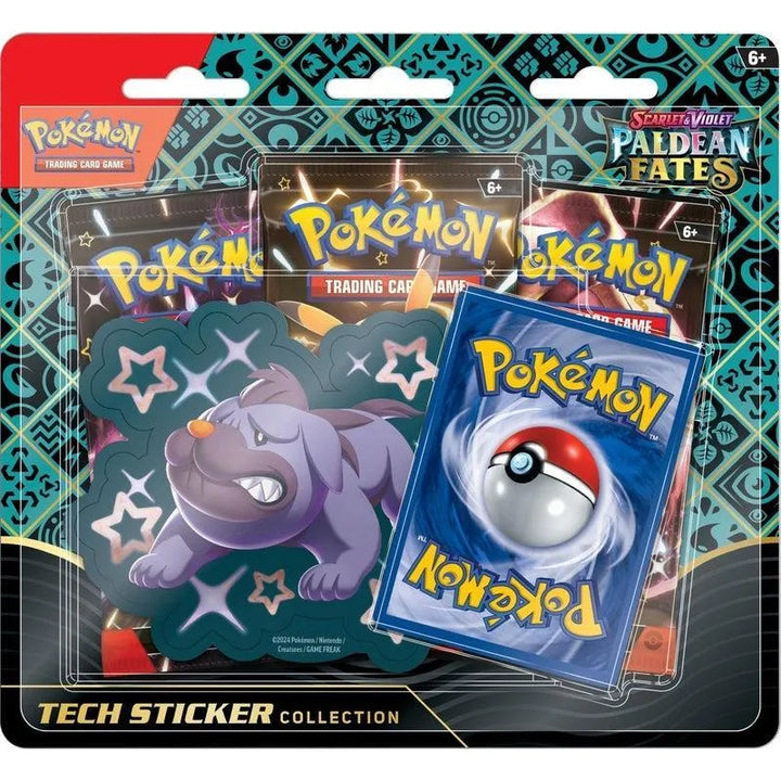 Buy Pokemon Trading Card Game Paldean Fates Tech Sticker Collection | Pokémon TCG – Pokebundles Ireland