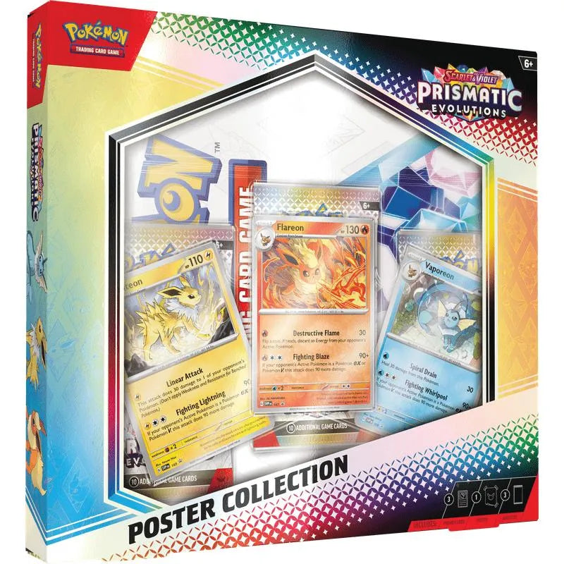 Buy Pokemon Trading Card Game Prismatic Evolutions Poster Collection | Pokémon TCG – Pokebundles Ireland
