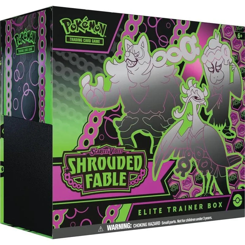 Buy Pokemon Trading Card Game Scarlet & Violet - Shrouded Fable - Elite Trainer Box | Pokémon TCG – Pokebundles Ireland
