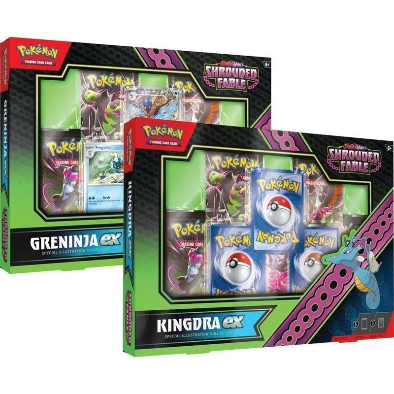 Buy Pokemon Trading Card Game Scarlet & Violet - Shrouded Fable - Greninja ex/Kingdra ex - Special Illustration Collection | Pokémon TCG – Pokebundles Ireland