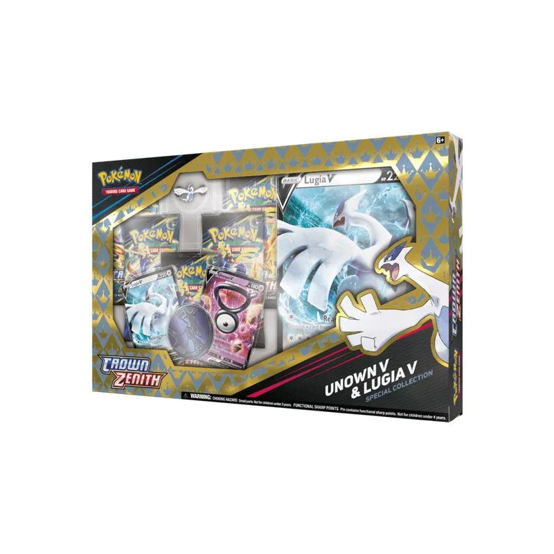Buy Pokemon Trading Card Game Special Collection Box Crown Zenith – Unown V & Lugia V | Pokémon TCG – Pokebundles Ireland
