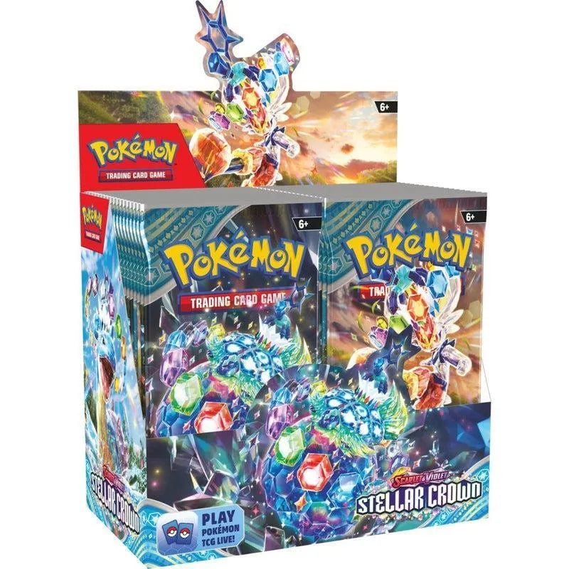 Buy Pokemon Trading Card Game Stellar Crown Booster Box | Pokémon TCG – Pokebundles Ireland