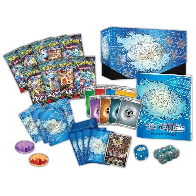 Buy Pokemon Trading Card Game Stellar Crown Elite Trainer Box | Pokémon TCG – Pokebundles Ireland