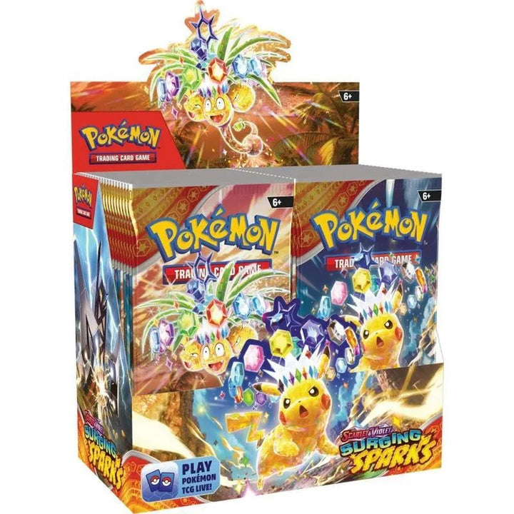 Buy Pokemon Trading Card Game Surging Sparks Booster Box | Pokémon TCG – Pokebundles Ireland