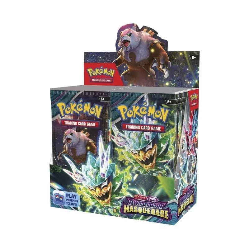 Buy Pokemon Trading Card Game Twilight Masquerade Booster Box | Pokémon TCG – Pokebundles Ireland