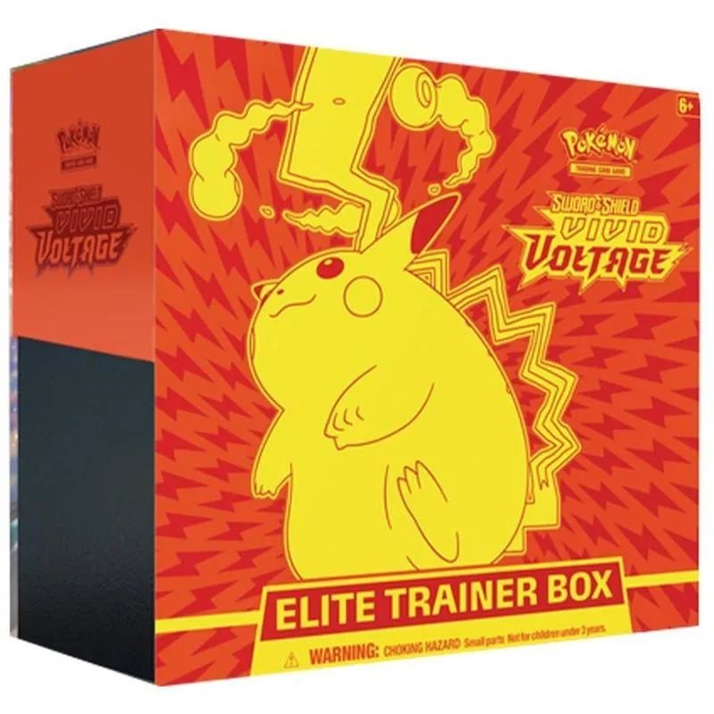 Buy Pokemon Trading Card Game Vivid Voltage Elite Trainer Box | Pokémon TCG – Pokebundles Ireland