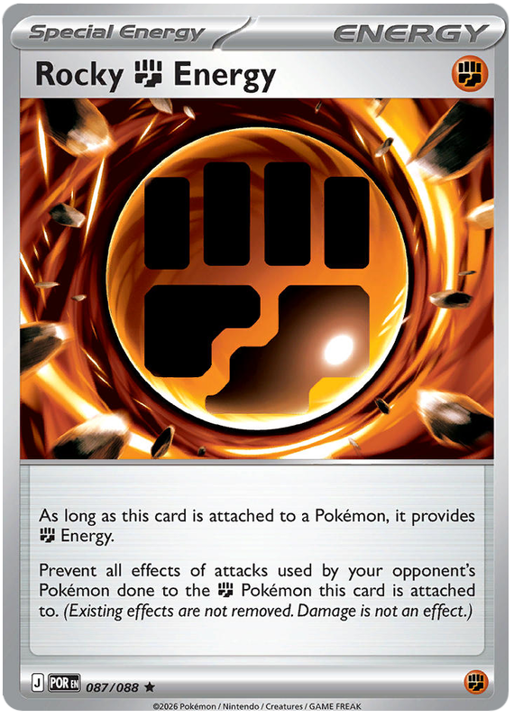 Pokemon TCG Rocky Fighting Energy 087/088 - Perfect Order