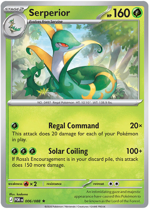 Pokemon TCG Serperior 006/088 - Perfect Order