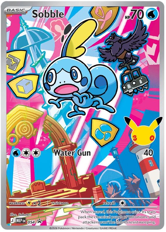 Sobble 054 Mega Evolution Promos Pokémon card | Pokebundles Ireland