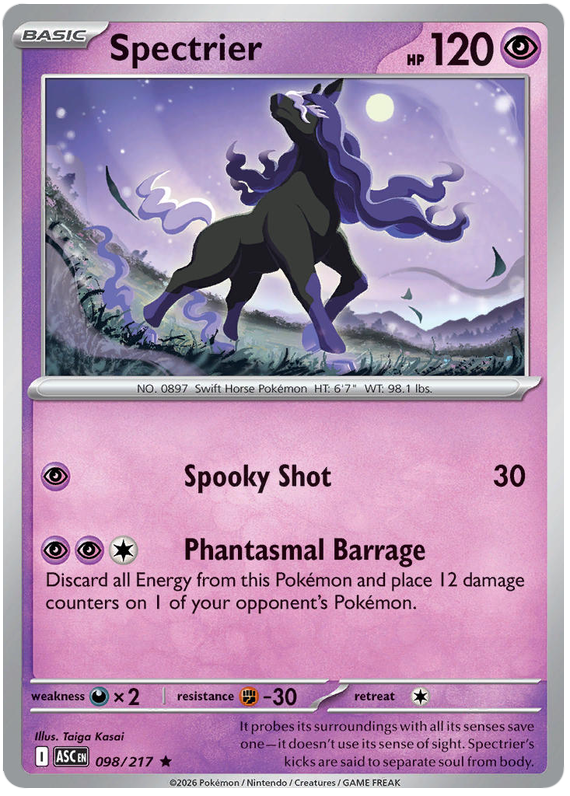 Pokemon TCG Spectrier 098/217 - Ascended Heroes