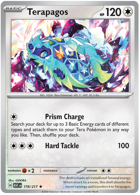 Pokemon TCG Terapagos 178/217 - Ascended Heroes