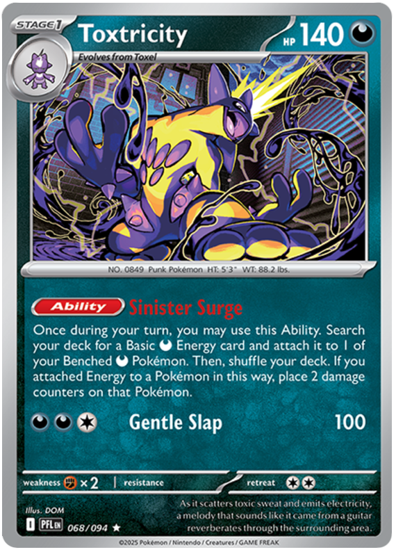 Pokemon TCG Toxtricity 068/094 - Phantasmal Flames