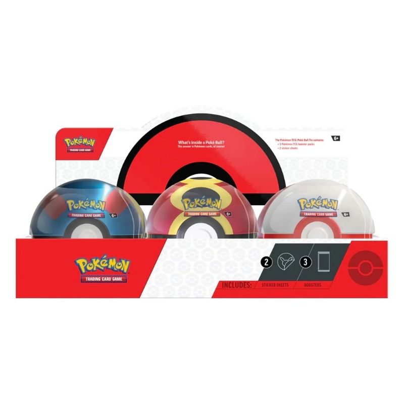 Pokémon Trading Card Game:  Poke Ball Tin 2025 - Pokebundles Ireland