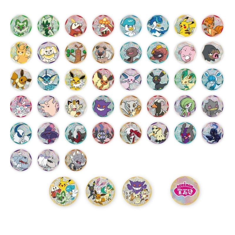 Pokemon TCG Gem Pack Badge Set Blind Bag - Simplified Chinese - Pokebundles Ireland