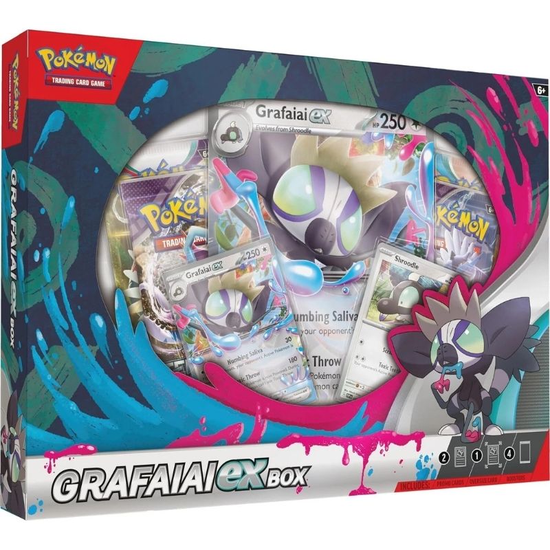 Pokémon Trading Card Game: Grafaiai EX Box - Pokebundles Ireland