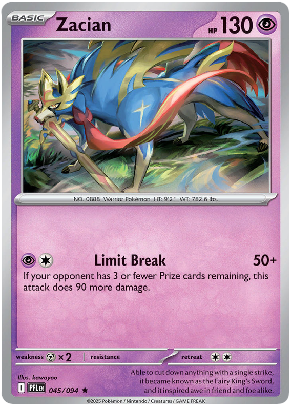 Pokemon TCG Zacian 045/094 - Phantasmal Flames