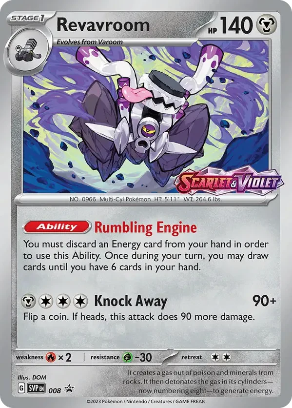 Revavroom 008 Scarlet & Violet Promo