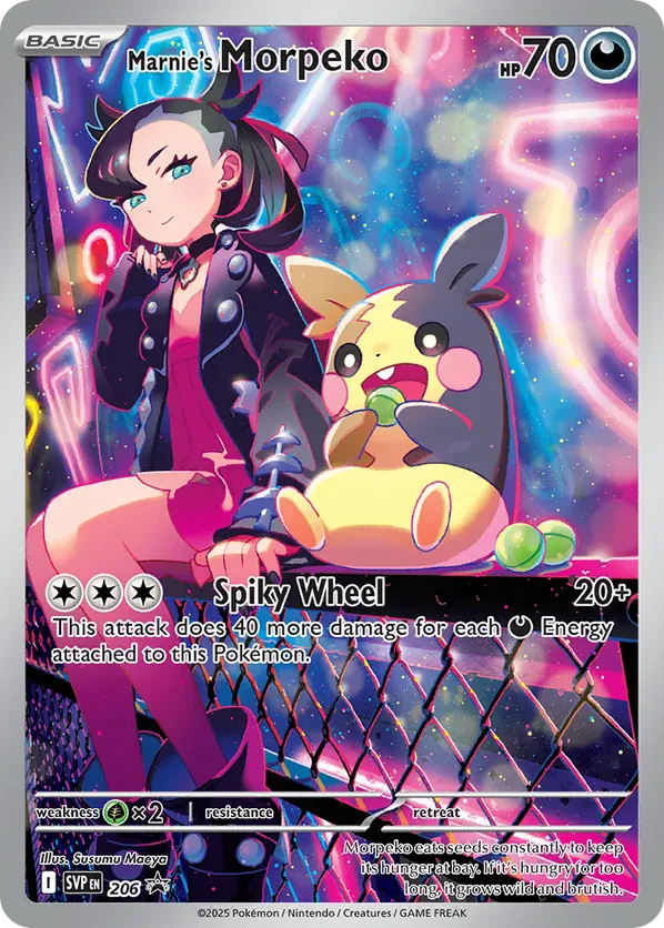Marnie's Morpeko 206 Scarlet & Violet Promo