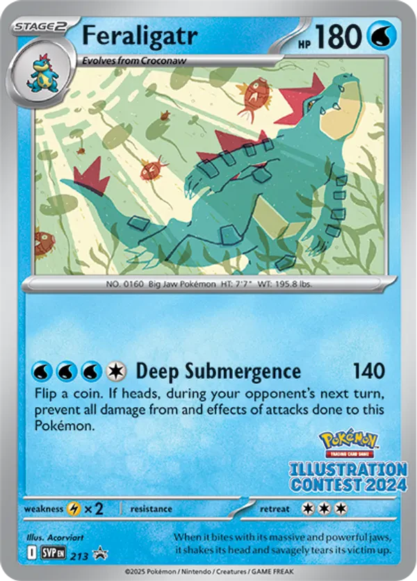 Feraligatr 213 Scarlet & Violet Promo
