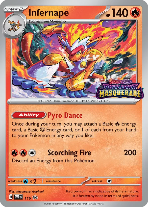 Infernape 116 Scarlet & Violet Promo