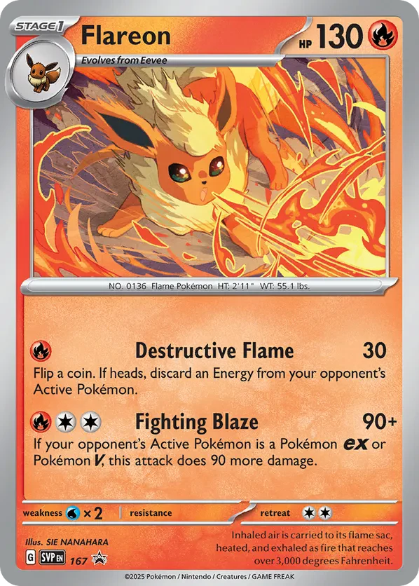 Flareon 167 Scarlet & Violet Promo