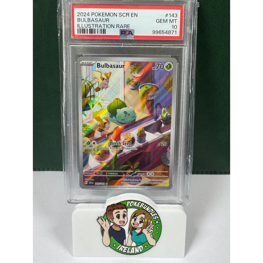 Buy Pokemon TCG Bulbasaur 143/142 PSA 10 Graded Card – | Pokémon TCG – Pokebundles Ireland