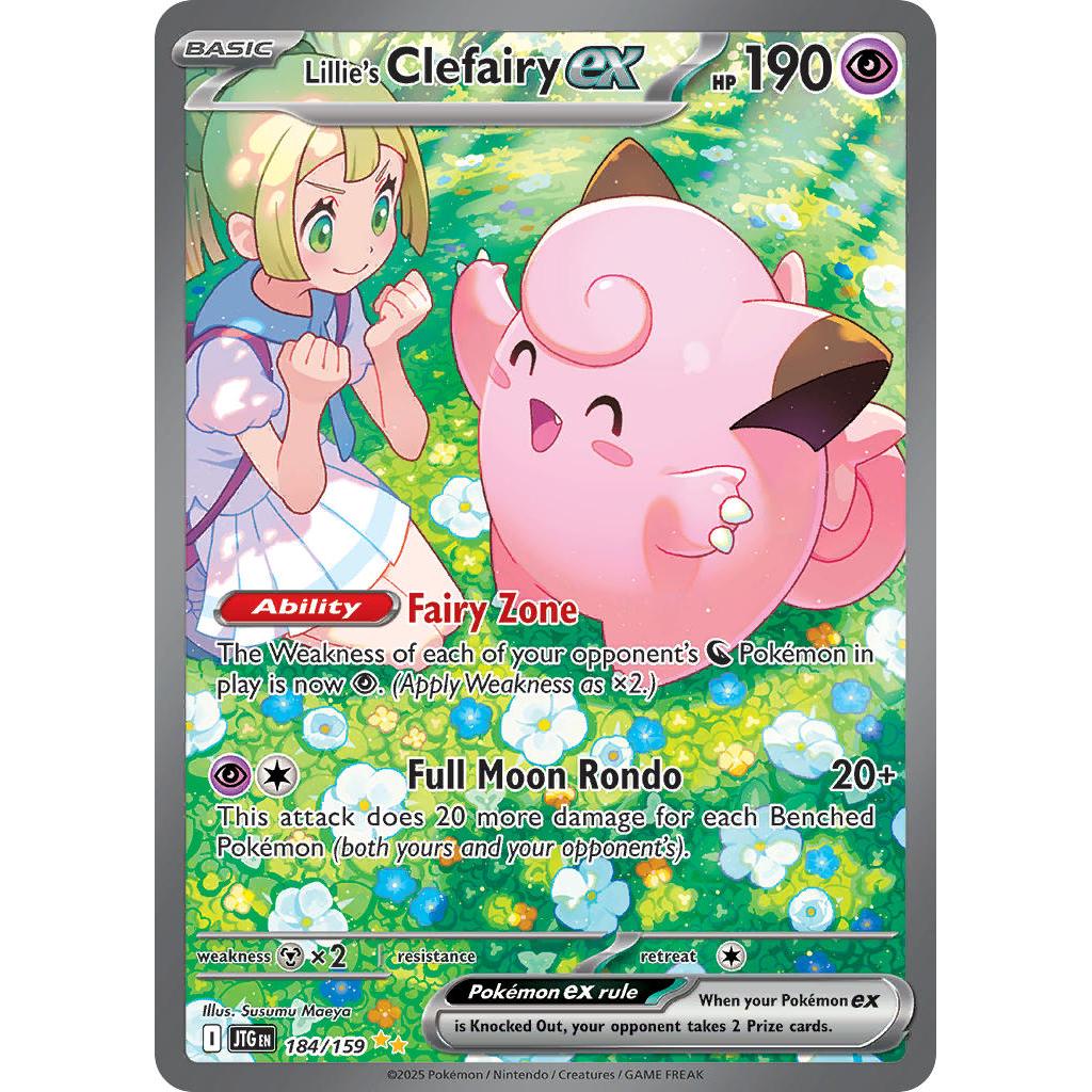 Buy Pokemon TCG Lillie's Clefairy EX 184/159- Journey Together – Single Cards | Pokémon TCG – Pokebundles Ireland
