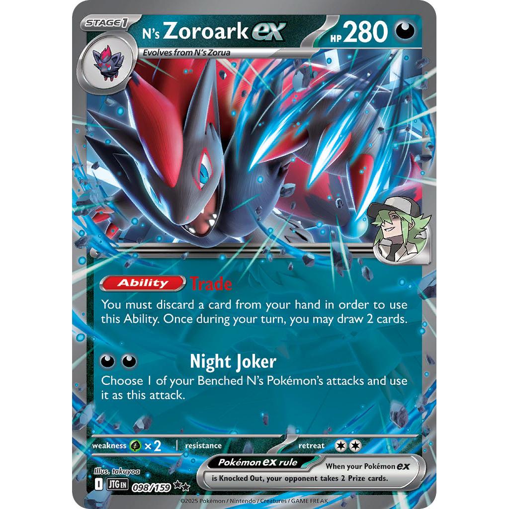 Buy Pokemon TCG N's Zoroark 098/159 - Journey Together – Single Cards | Pokémon TCG – Pokebundles Ireland