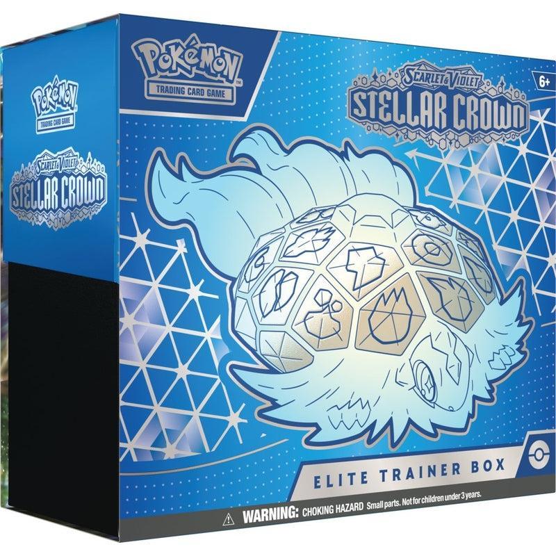 Buy Pokemon Trading Card Game Stellar Crown Elite Trainer Box – | Pokémon TCG – Pokebundles Ireland