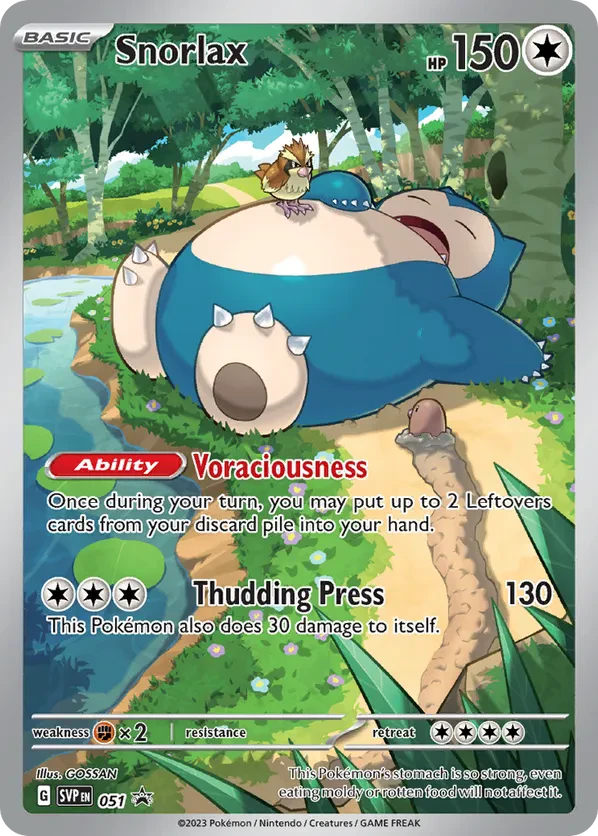 Snorlax 051 Scarlet & Violet Promo