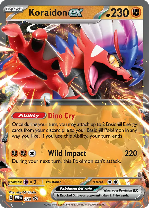 Koraidon ex 029 Scarlet & Violet Promo