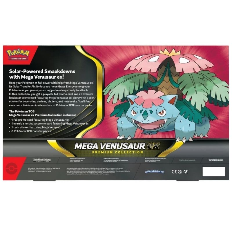 Pokémon Trading Card Game: Mega Venusaur ex Premium Collection - Pokebundles Ireland