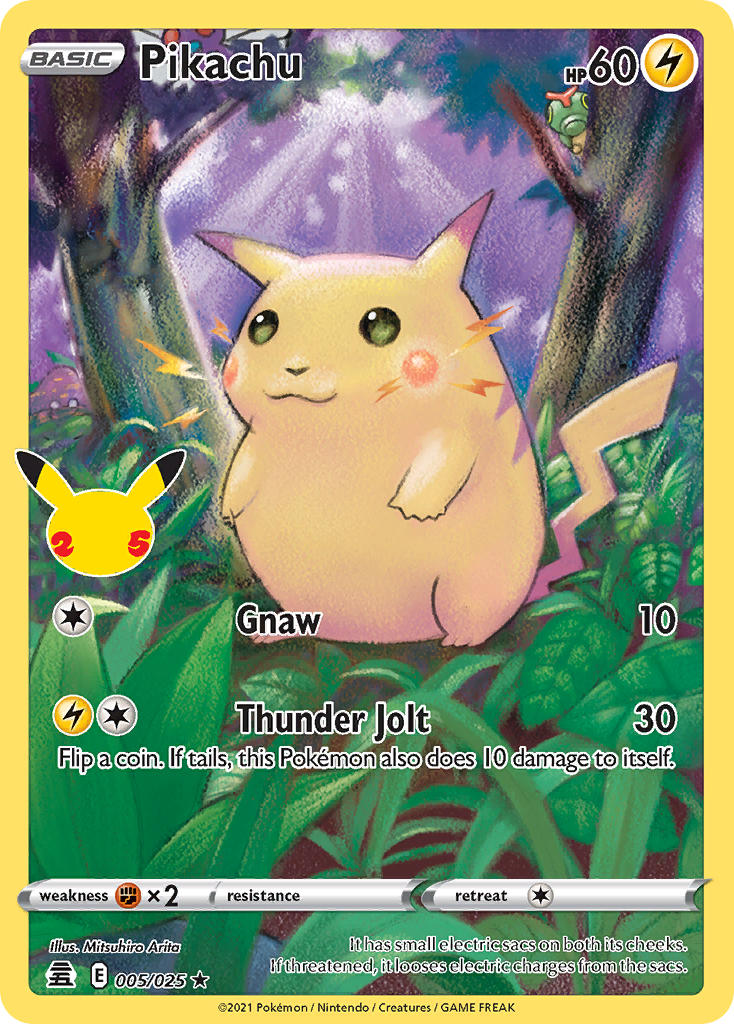 Pokemon TCG Pikachu 005/025 - Celebrations