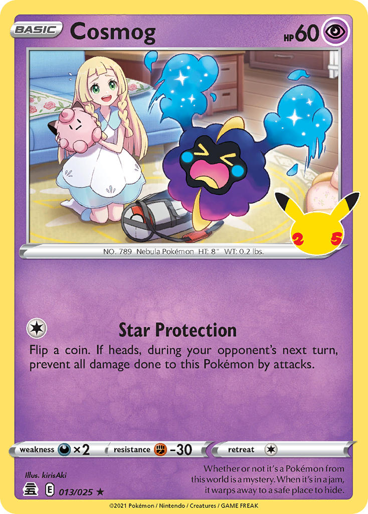 Pokemon TCG Cosmog 013/025 - Celebrations