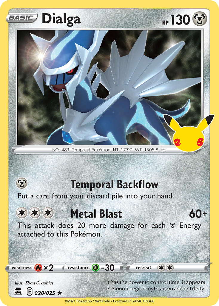Pokemon TCG Dialga 020/025 - Celebrations