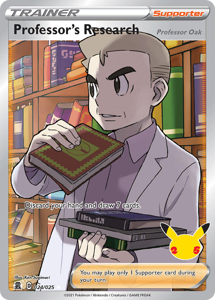 Pokemon TCG Professor’s Research 024/025 - Celebrations