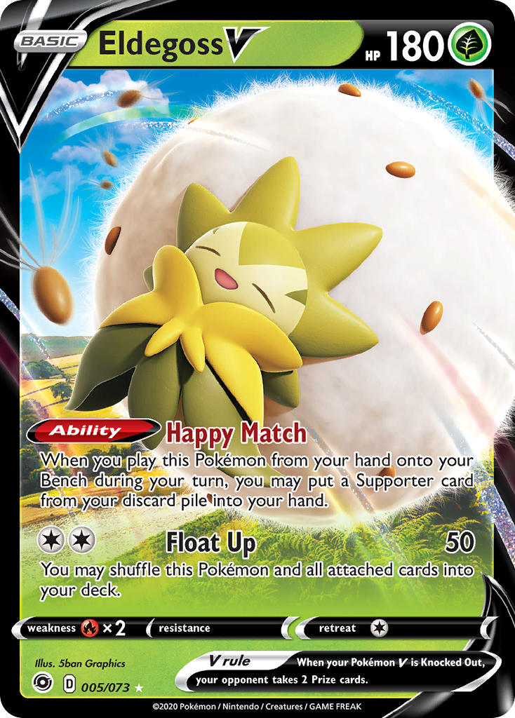 Pokemon TCG Eldegoss V 005/073 - Champion's Path