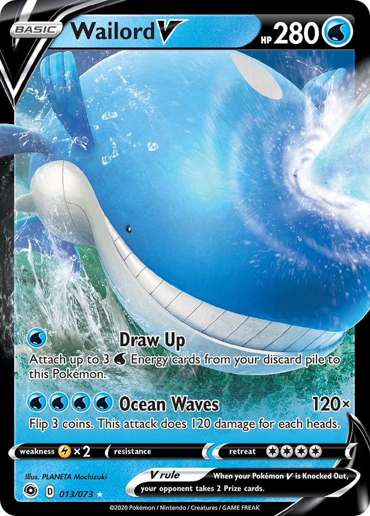 Pokemon TCG Wailord V 013/073 - Champion's Path