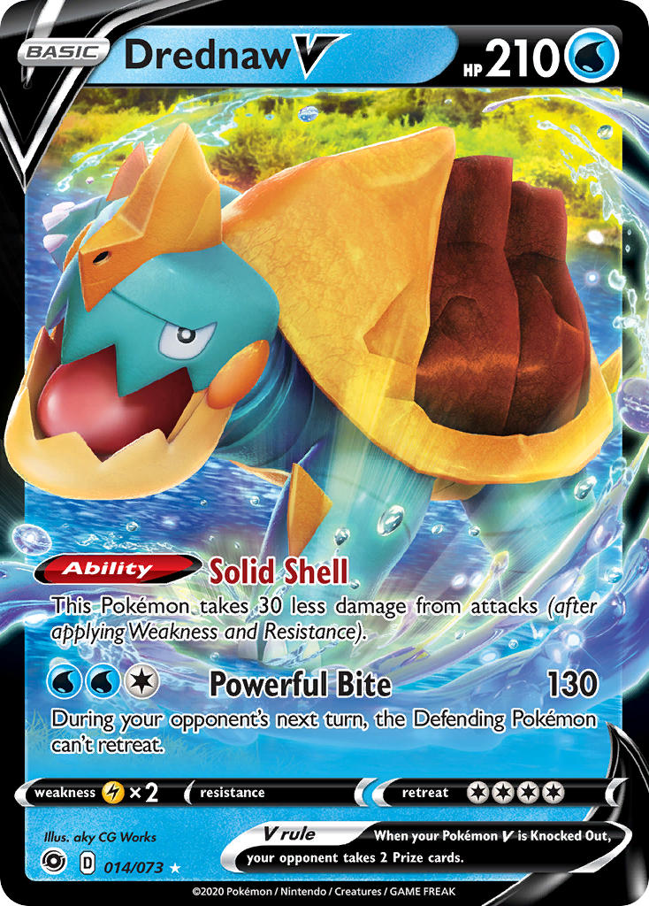 Pokemon TCG Drednaw V 014/073 - Champion's Path