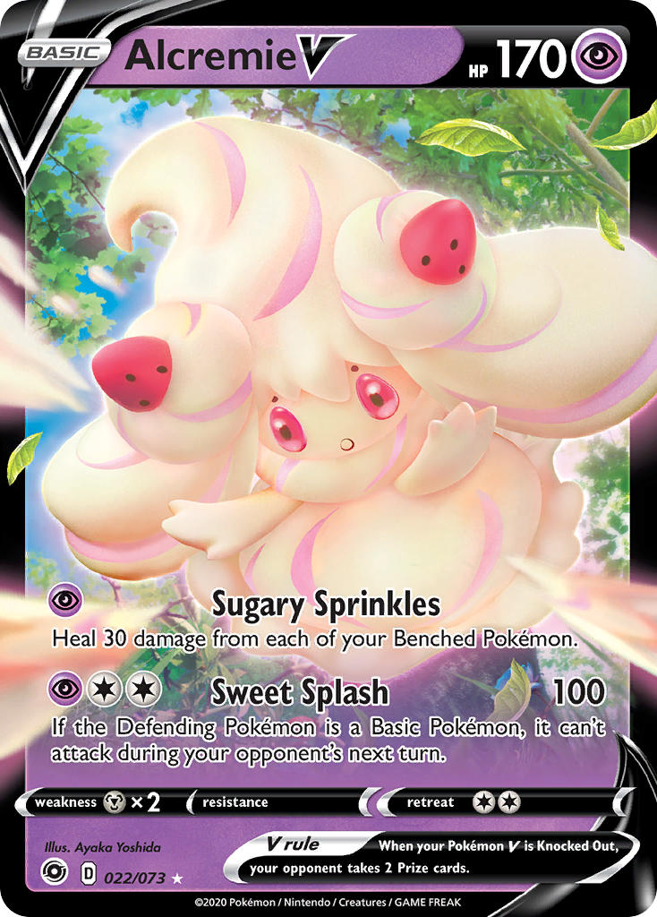 Pokemon TCG Alcremie V 022/073 - Champion's Path